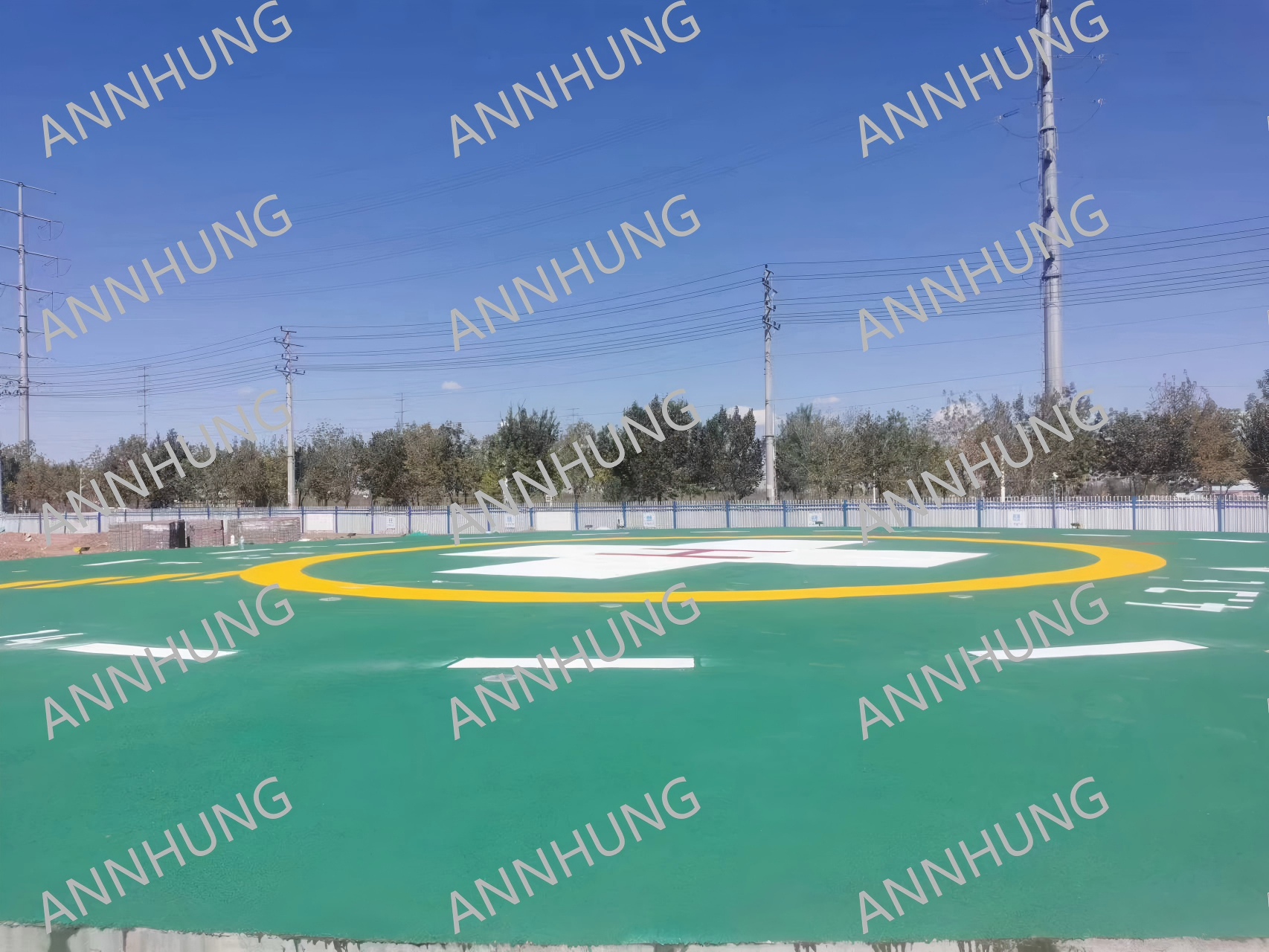 آخرین مورد شرکت Project Case Display Lights Helipad