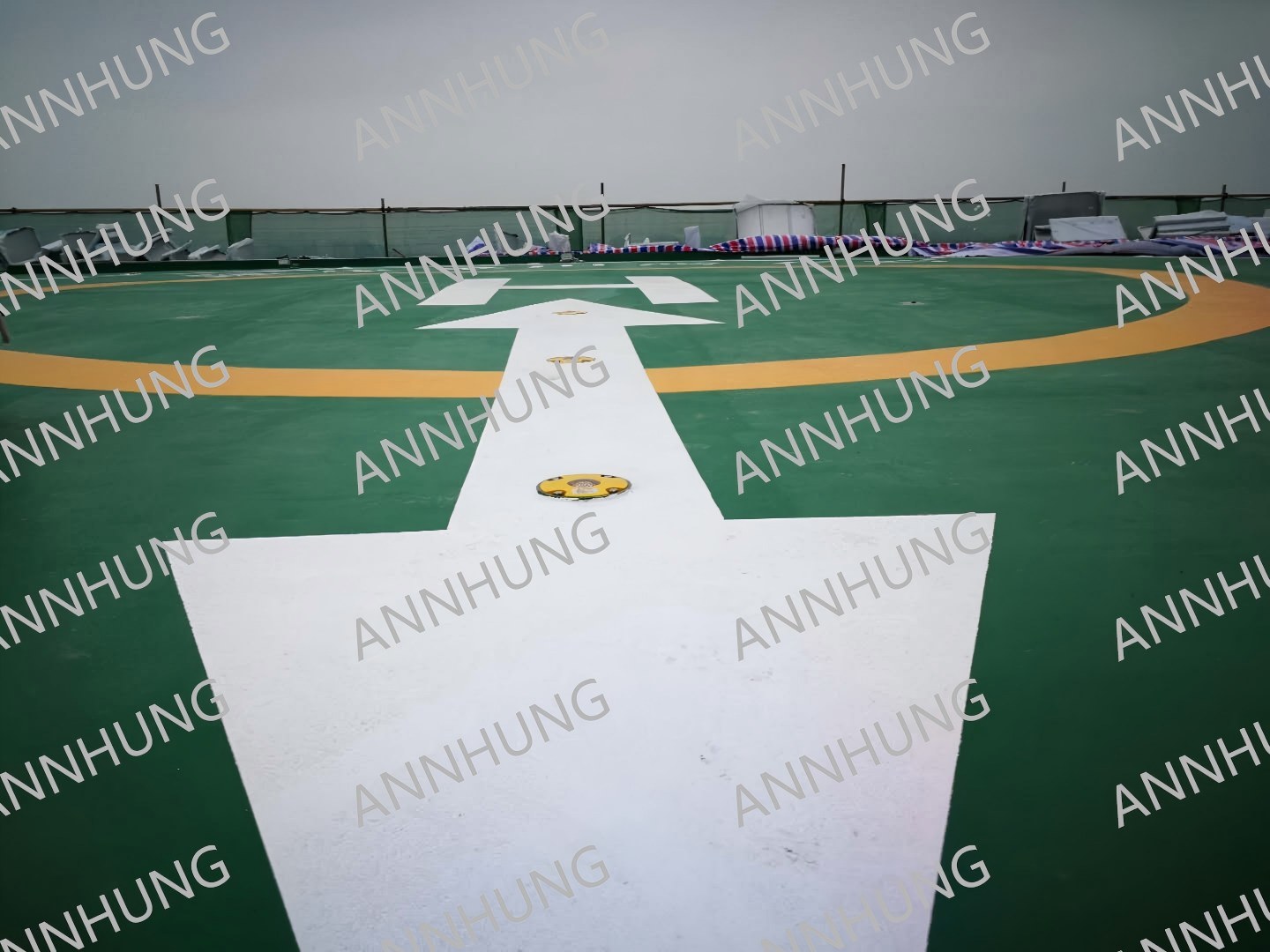 آخرین مورد شرکت Building Rooftop Helipad Case Study: AH-HP-I Serial LED Heliport Inset Light