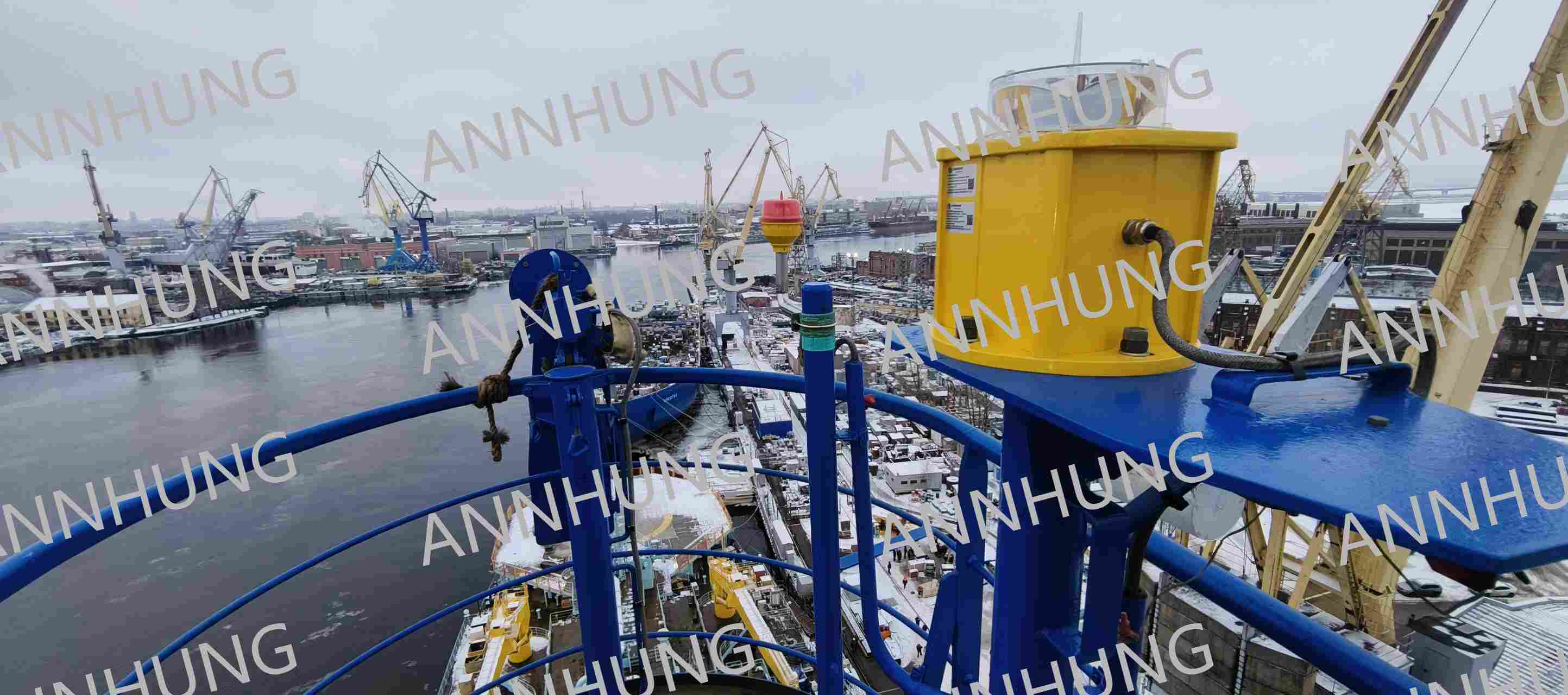 آخرین مورد شرکت Helideck Lighting Case: AH-HP-I, AH-HP-F1, AH-HP-B1 & AH-LI-B2 System on Ship Deck