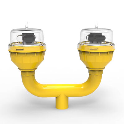 چراغ مانع هواپیمایی LED ضد آب IP66 مطابق با ICAO با طول عمر 100000 ساعت