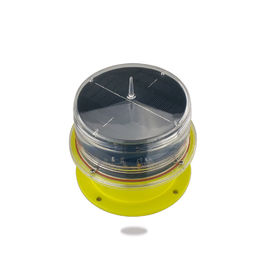 TLOF 12cd Runway Edge Lighting قابل حمل فرودگاه سیلیکونی خورشیدی 80m/S