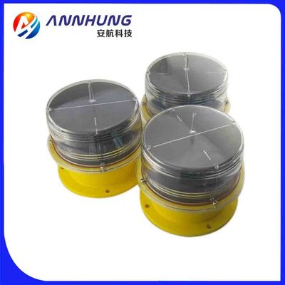 چراغ های انسداد هواپیمایی خورشیدی پلی کربنات 20 دور در دقیقه منو کریستالی