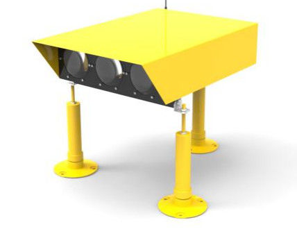 لنزهای مقاوم در سوختن 80 متر بر ثانیه Helipad لنزهای 240VAC پلی کربنات