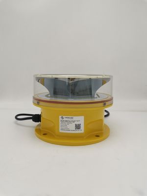 60FPM GPS Sync چراغ انسداد هوانوردی LED با پلی کربنات UV برای هشدار هواپیما با شدت متوسط